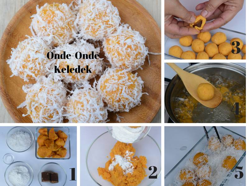 Buat Sendiri Kuih Onde-Onde Keledek, Lebih Sedap & Lebih Jimat.