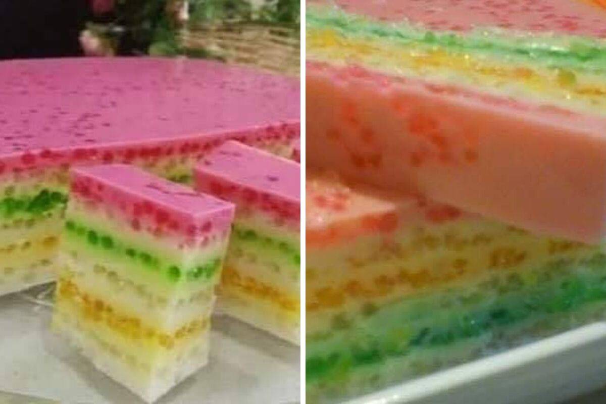 Warna Warni Puding Sagu Pelangi