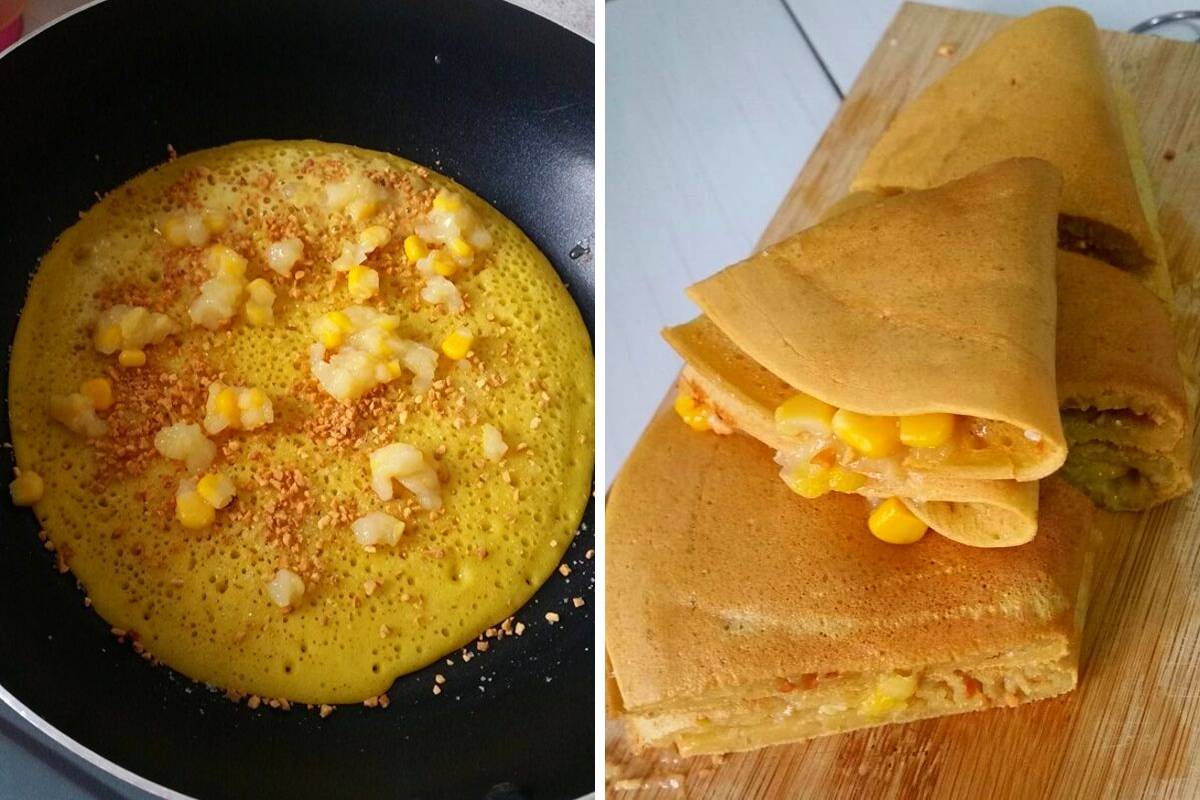 Cara Buat Apam Balik Sedap Secara Homemade Guna Sukatan Cawan.