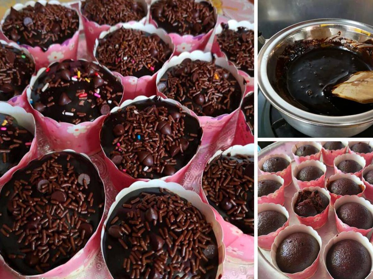 Resipi Cupcake Coklat Moist Leleh Paling Mudah Sedap