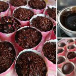 Resipi Cupcake Coklat Moist Leleh. Paling Mudah & Sedap.