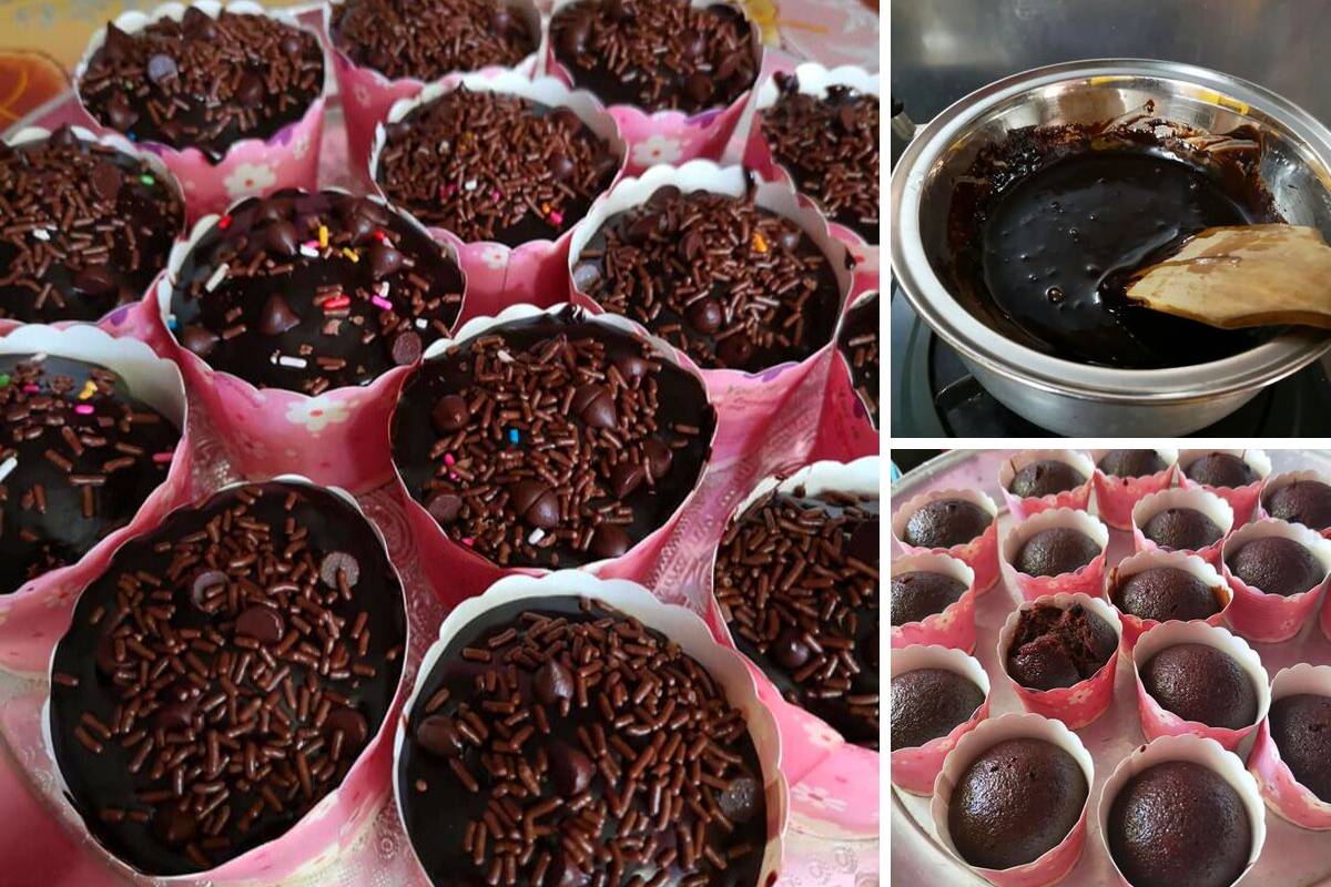 Resipi Cupcake Coklat Moist Leleh Paling Mudah Sedap