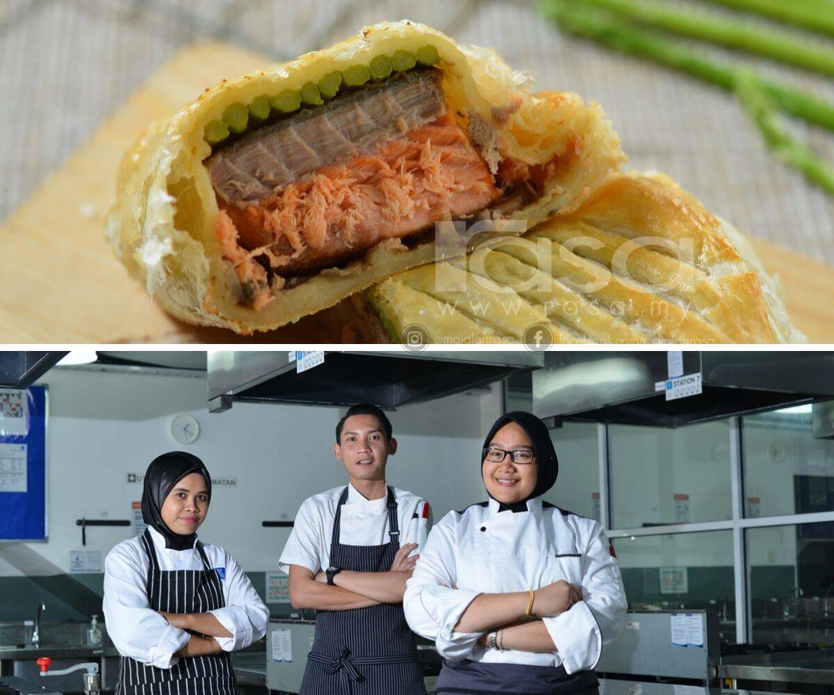 Salmon En Croute… Rapuh Di Luar, Berjus Di dalam.