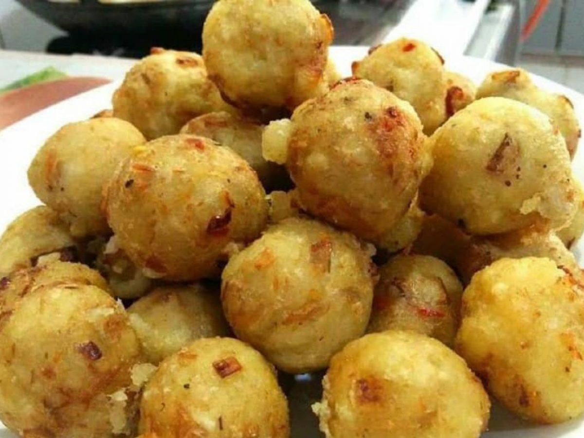 Bilis cekodok nasi ikan Cucur Ikan