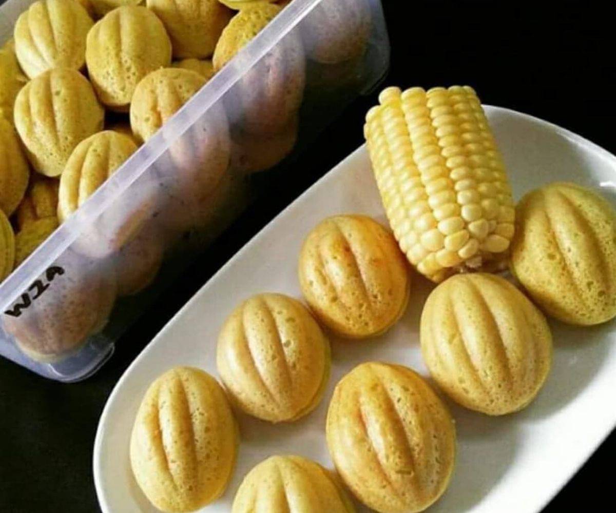 Kuih Cara Manis Versi Jagunglah Pulak, Perggh… Lebih Jagung Lagi Sedap Ni.