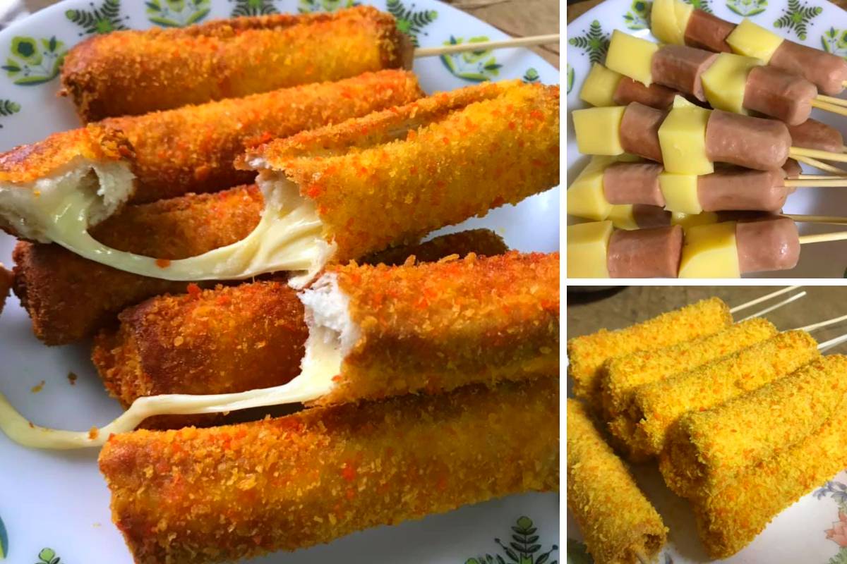 Corndog Viral. Snek Petang Sedap, Mudah &#038; Mengenyangkan.