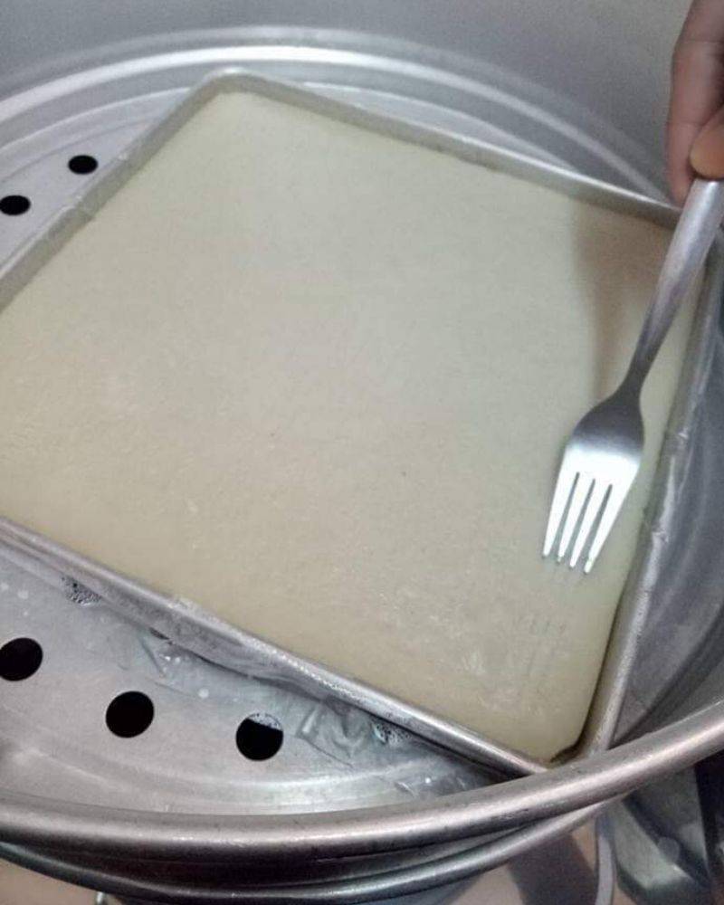 Talam Berlauk Versi Kari, Lembut & Sedap Berdaging