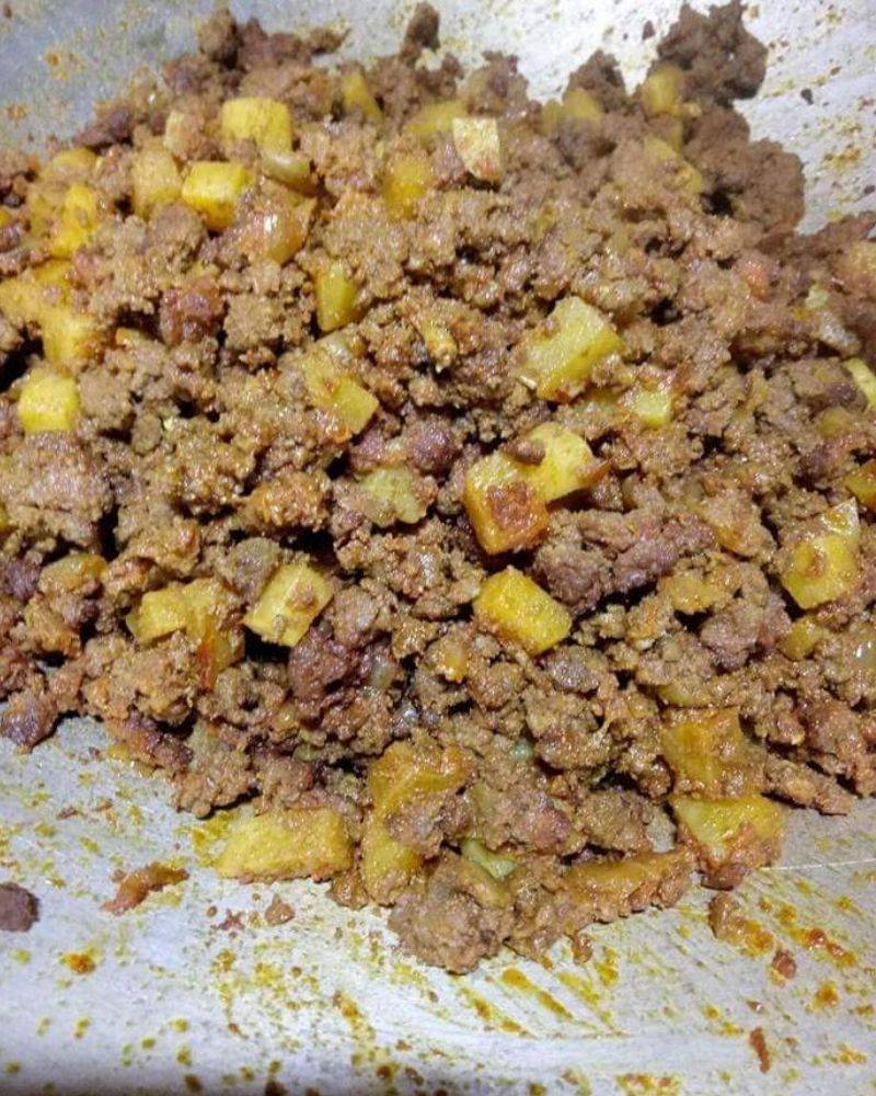 Talam Berlauk Versi Kari, Lembut & Sedap Berdaging