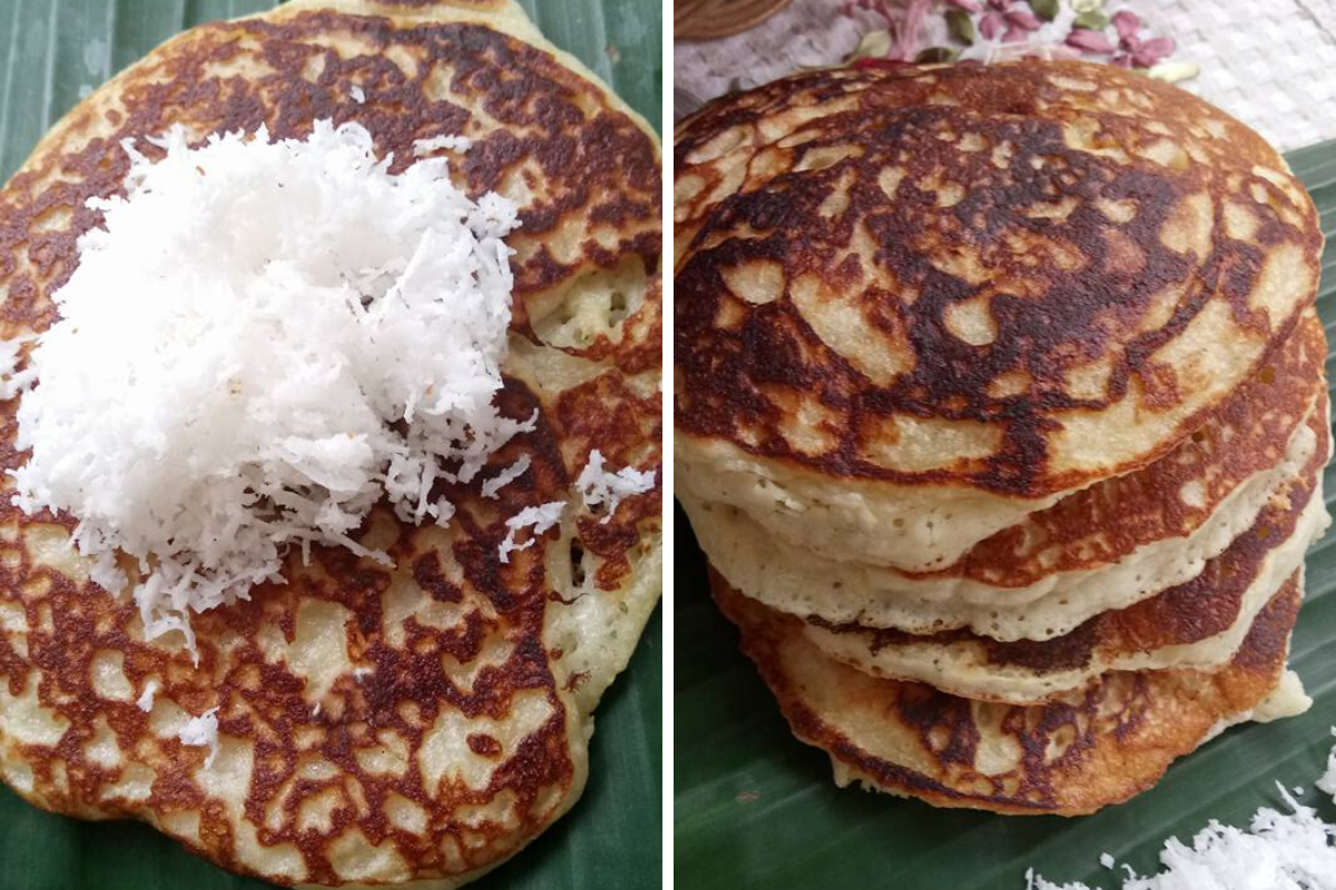 Cara Buat Apam Bakar Kelantan. Resipi Orang Lama Yang Sedap &#038; Unik.