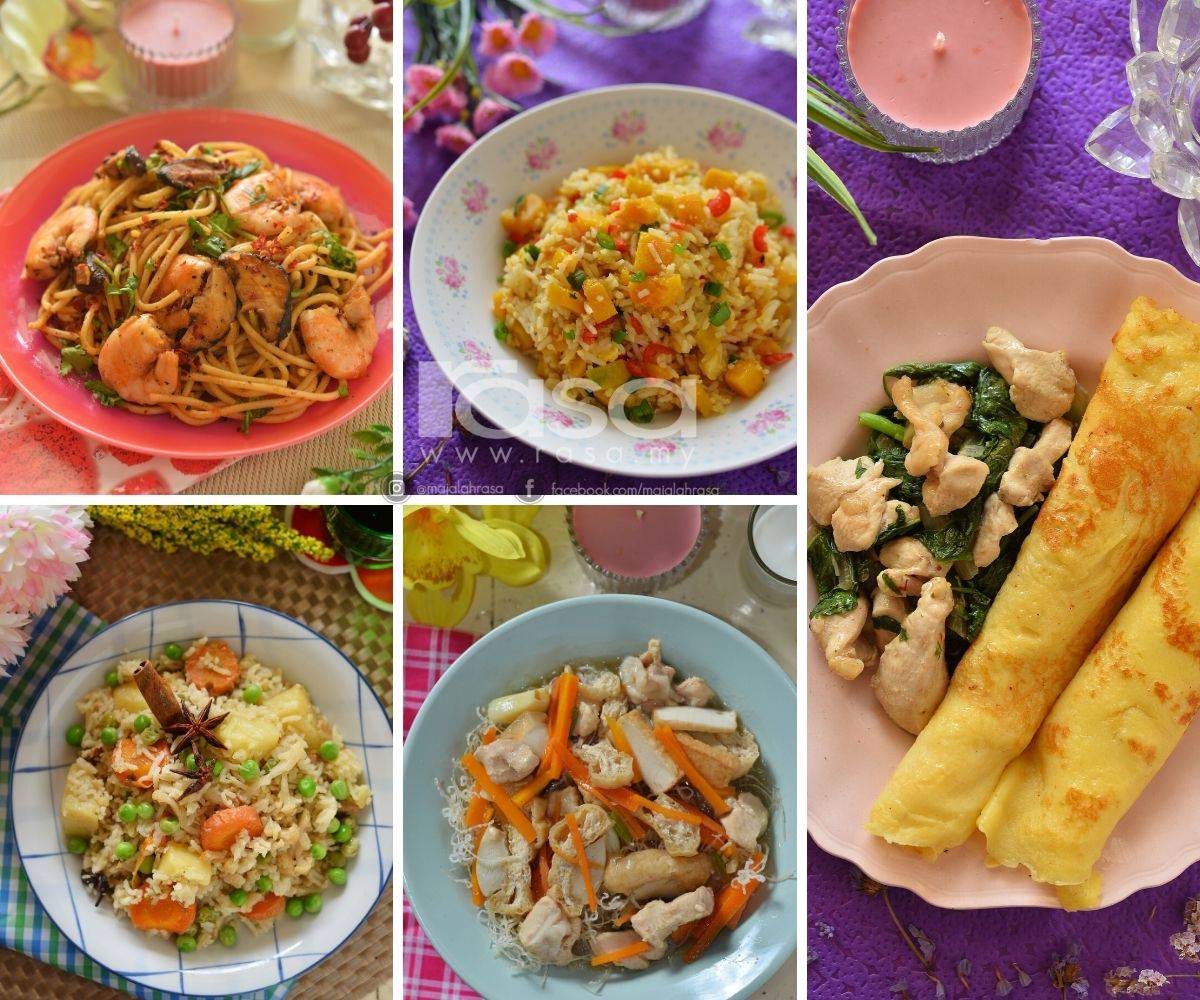 6 Masakan Ayam & Sayur Inspirasi Azian Hasan, Mudah & Menceriakan Selera Famili