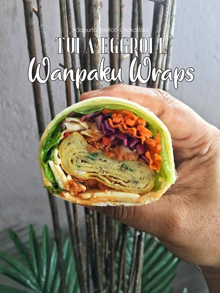 Cara Buat Tuna Eggroll Wanpaku Wraps Yang Mudah &#038; Sedap.