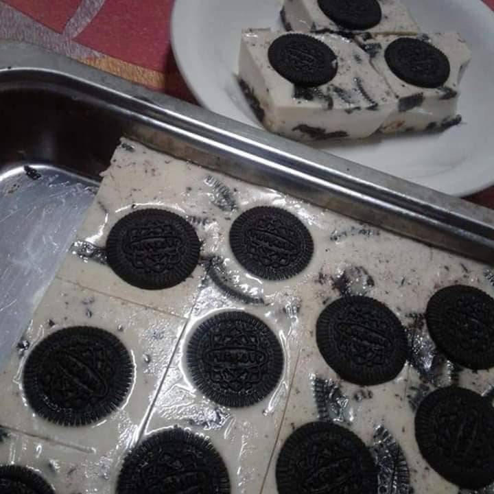 Guna  4 Bahan Saja, Agar-Agar Oreo Yang Sedap