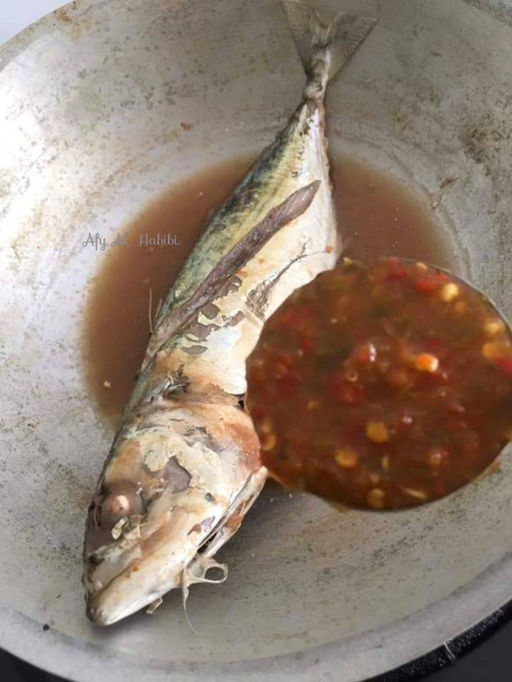 Resipi Ikan Mabong Air Asam Rebus. Sangat Mudah & Sedap.