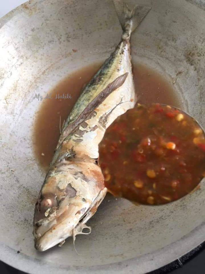 Resipi Ikan Mabong Air Asam Rebus. Sangat Mudah &#038; Sedap.