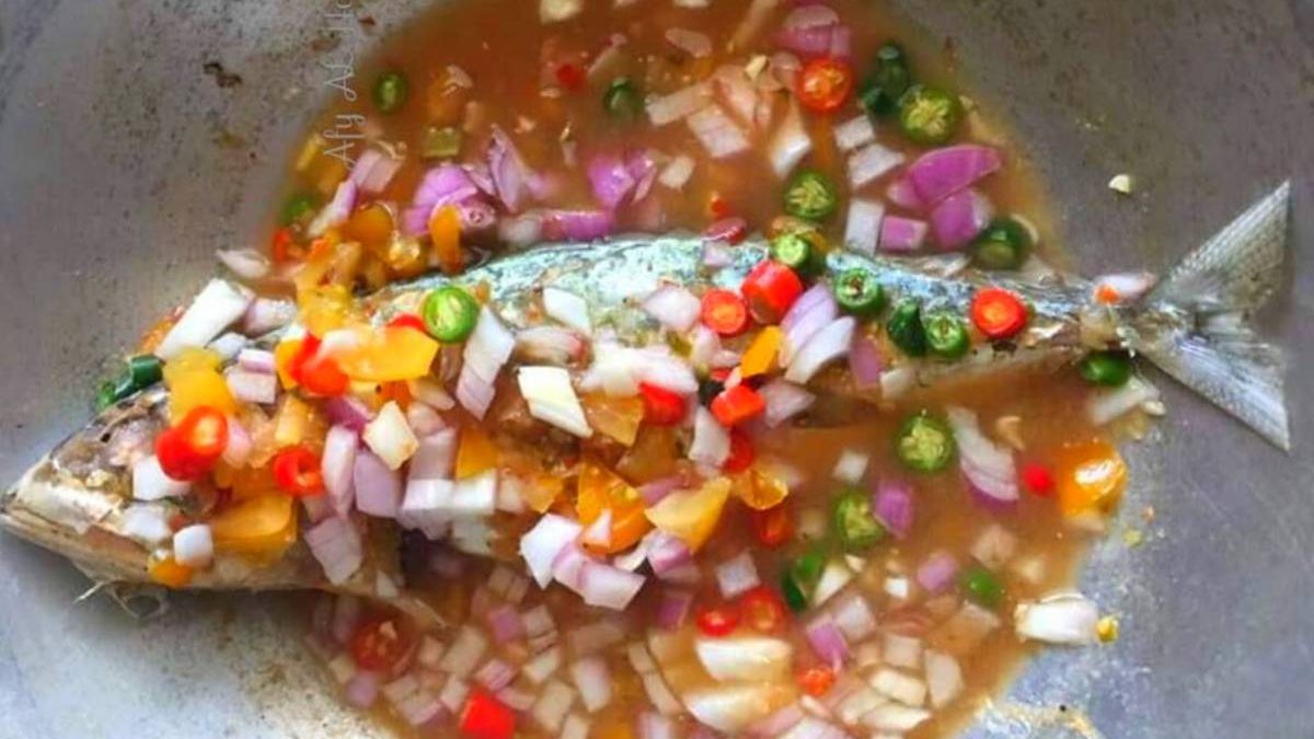 Resepi ikan kembung masak asam rebus