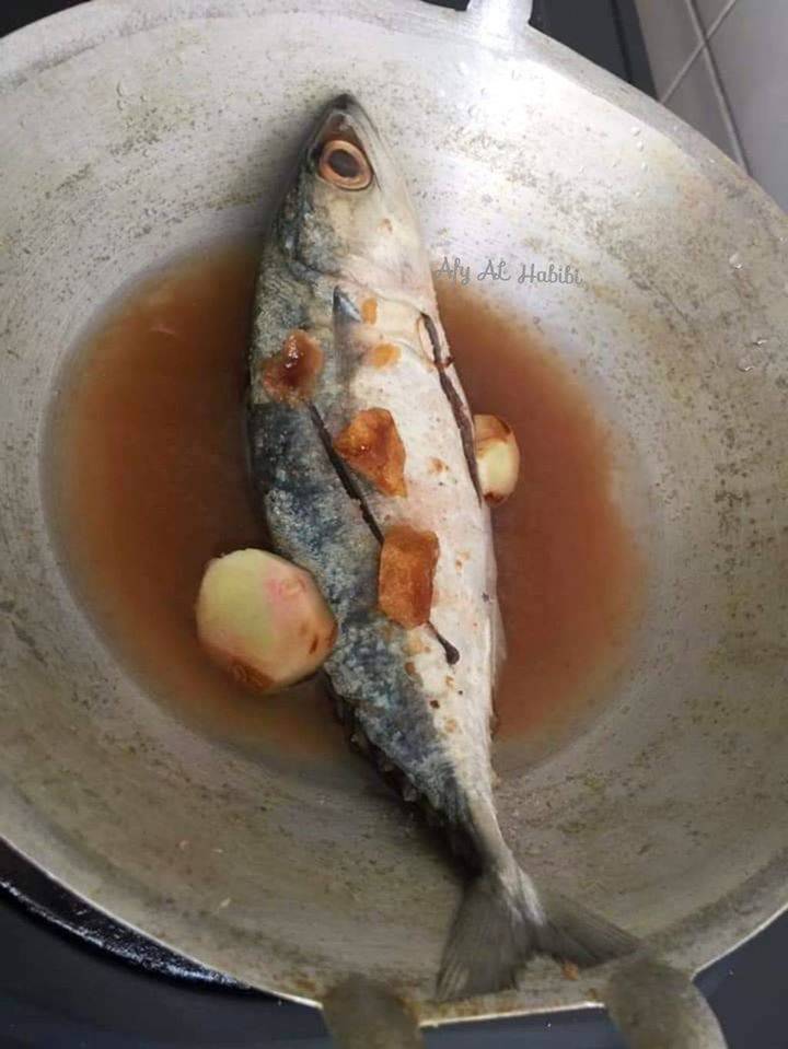 Resipi Ikan Mabong Air Asam Rebus. Sangat Mudah &#038; Sedap.