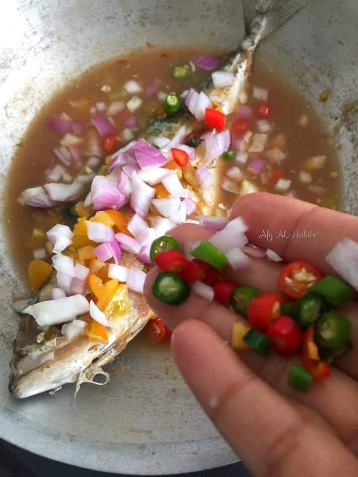 Resipi Ikan Mabong Air Asam Rebus. Sangat Mudah &#038; Sedap.