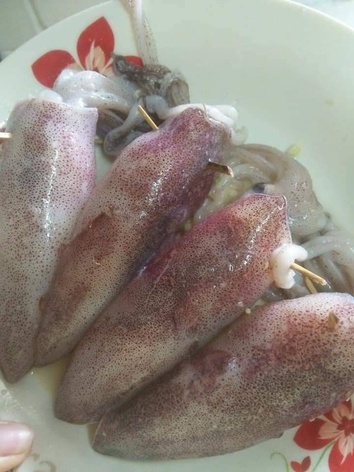 Resipi Sotong Sumbat Sos Ala Thai Paling Padu. Sedap Uihhh.