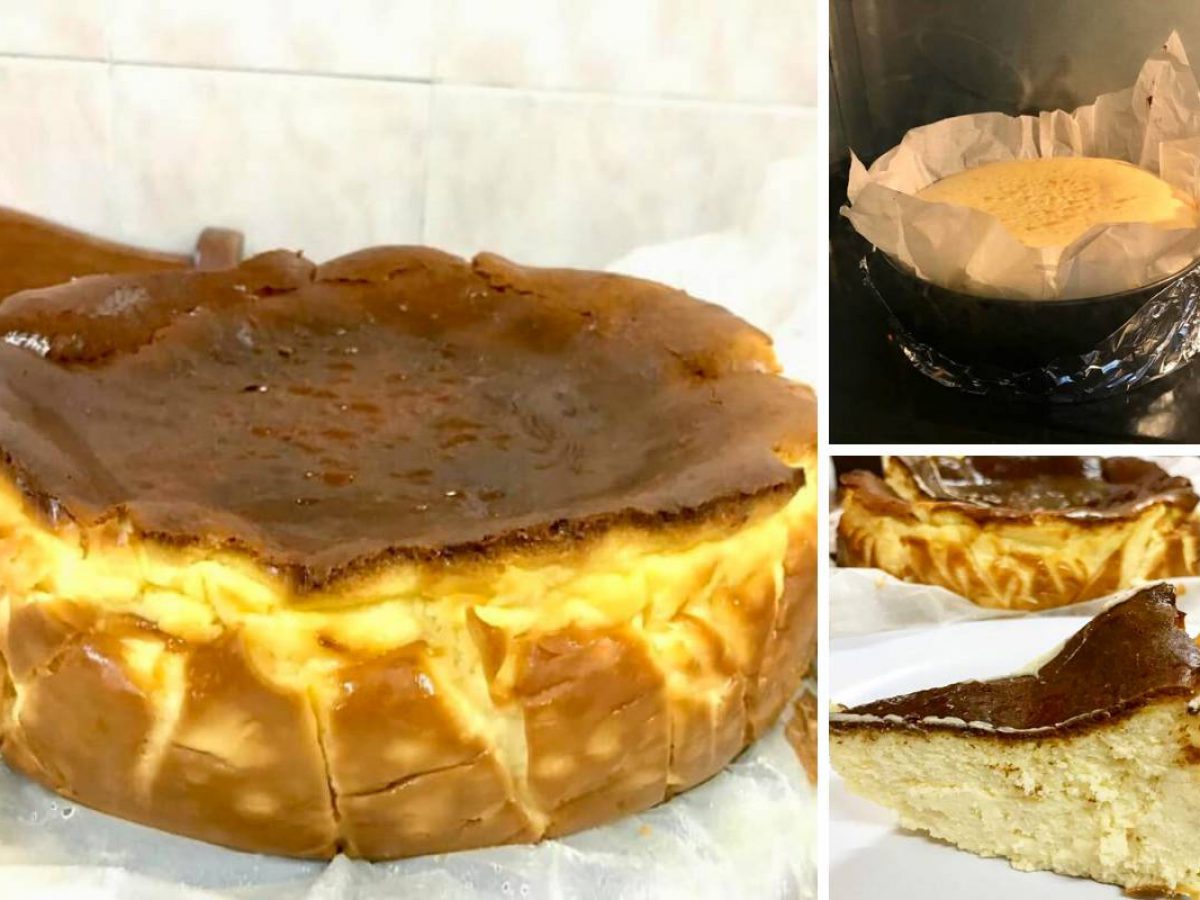 Oven guna burn cake cheese Ini Cara