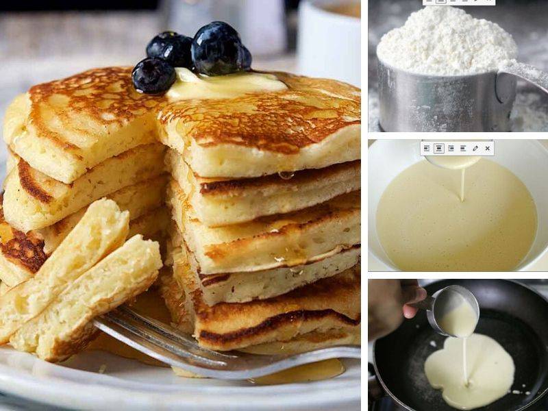 3 Cara Buat Pancake Yang Lembut Gebu.