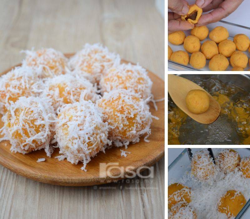 Kuih Buah Melaka Versi Keledek Sungguh Sedap Rasanya.