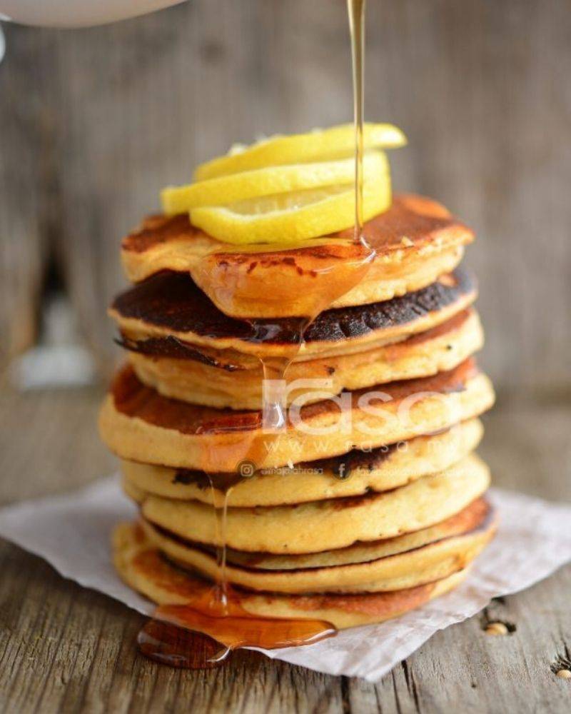 Penkek Lemon Maple &#038; Milo, Molek Benar Buat Sarapan Untuk Anak-anak