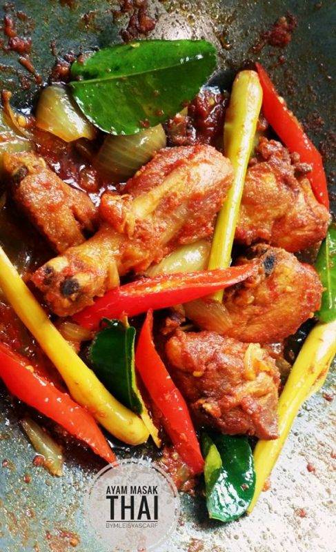 Resipi Ayam Masak Thai Super Sedap & Mudah Masak.
