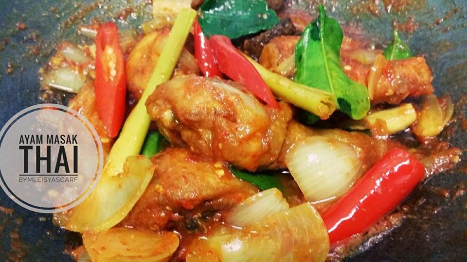 Resipi Ayam Masak Thai Super Sedap & Mudah Masak.