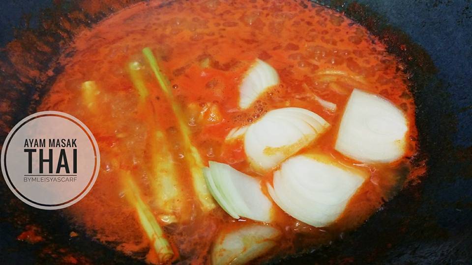 Resipi Ayam Masak Thai Super Sedap & Mudah Masak.