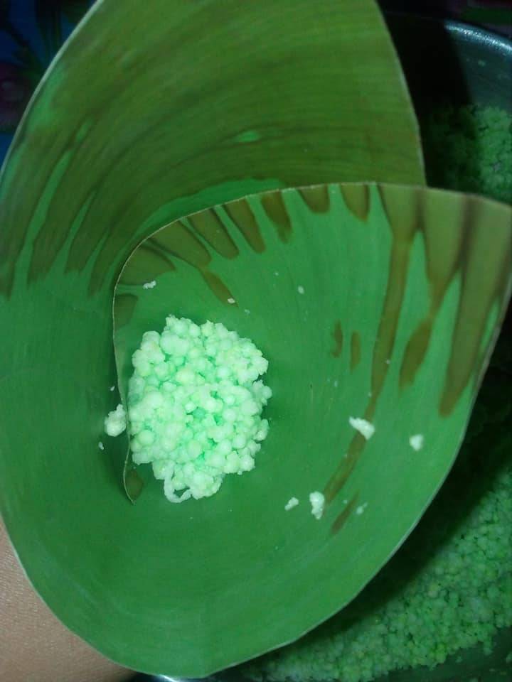 Resipi Kuih Abok-Abok Pandan Sedap & Cara Mudah Untuk Bungkus