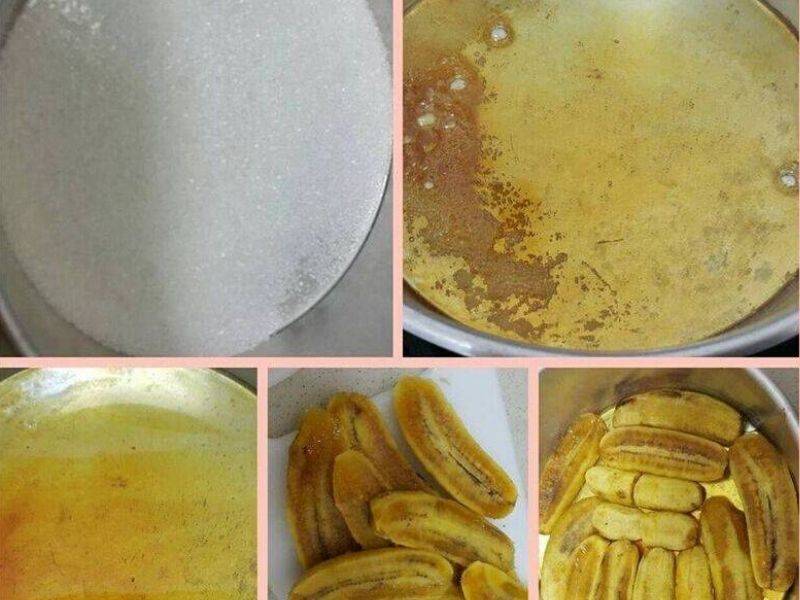 Kek Pisang Karamel Perisa Pisang Asli & Manisnya Karamel, Cantik Tersusun Pisangnya.