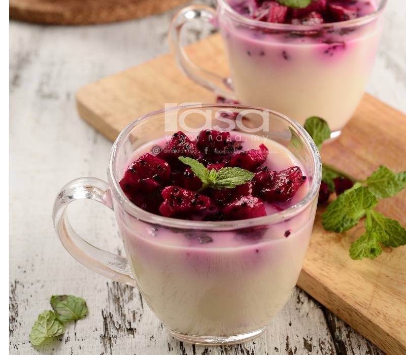 Olah Sendiri Buah Naga Jadi Dessert, Sedap & Mudah.