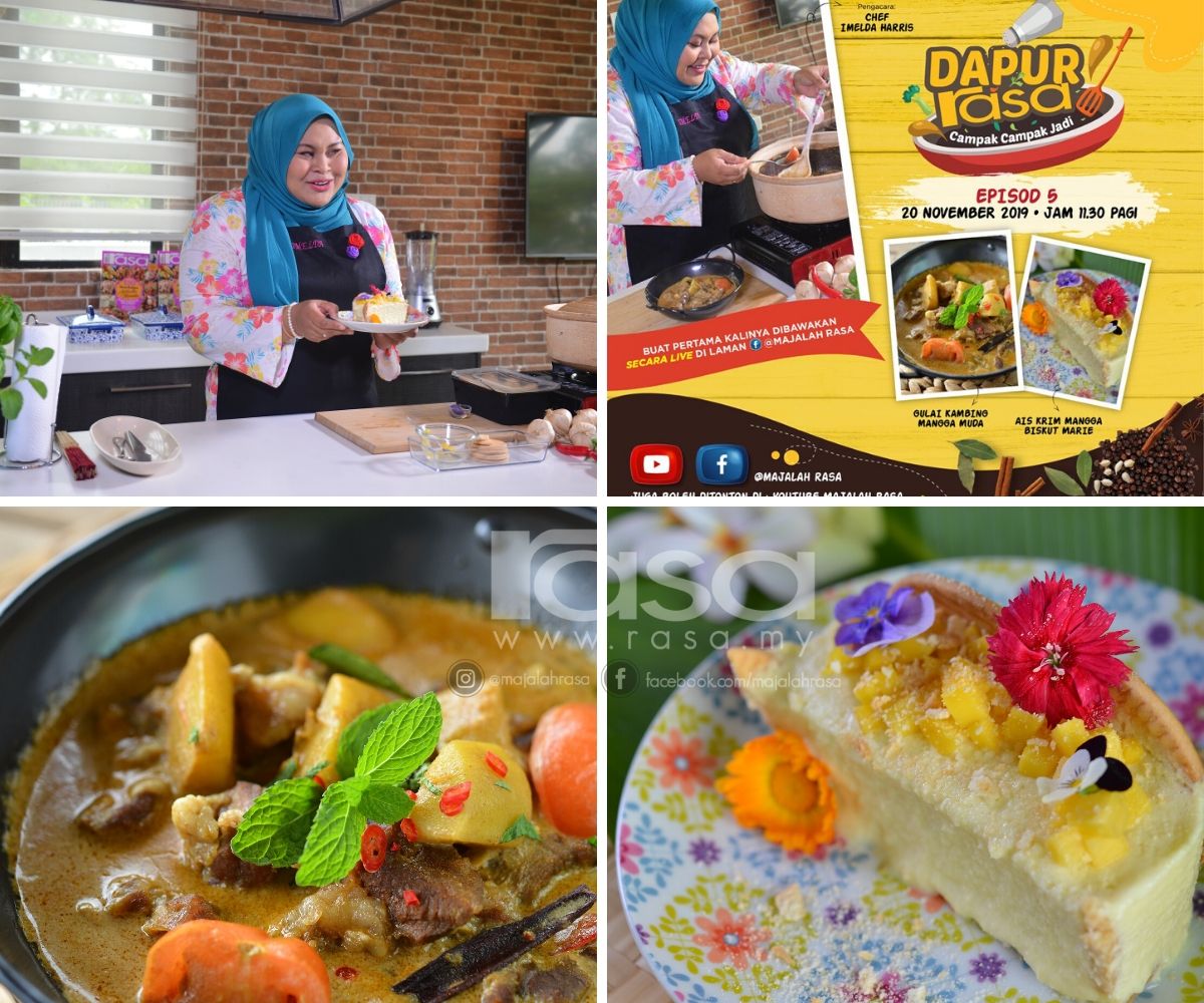 Dapur Rasa : Campak Campak Jadi Episod 5, Kongsi Menu Gulai Kambing dan Ais Krim Sedap