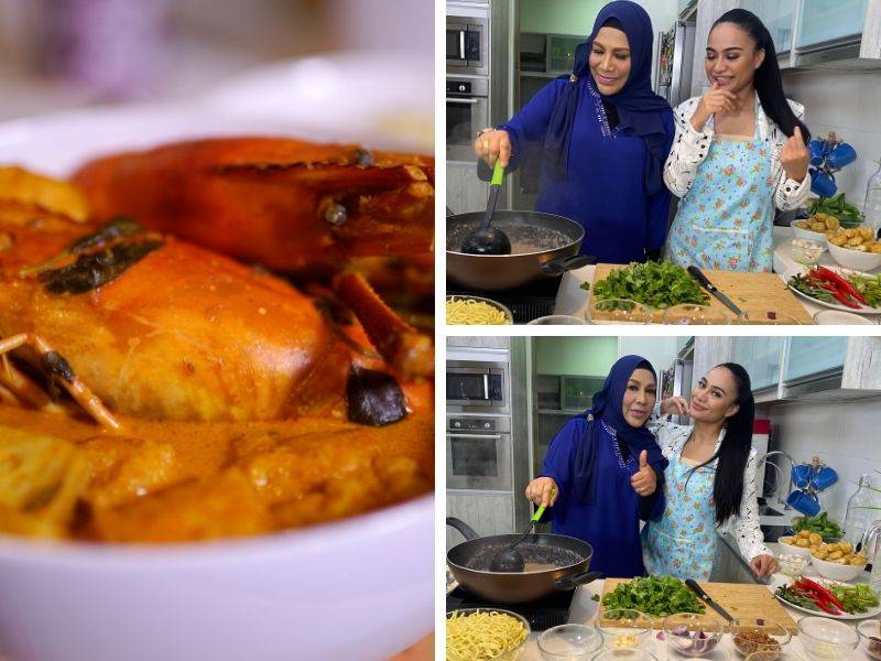 Sedap Wei Mi Kari Udang Galah Kilafairy Masak Sama Mamanya Ni.