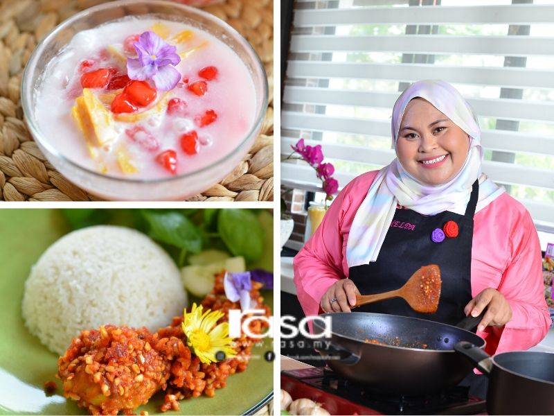 Buat Sendiri, Nasi Uduk Ayam Sambal Kacang & Red Ruy Crunch Ikut Cara Chef Imelda.