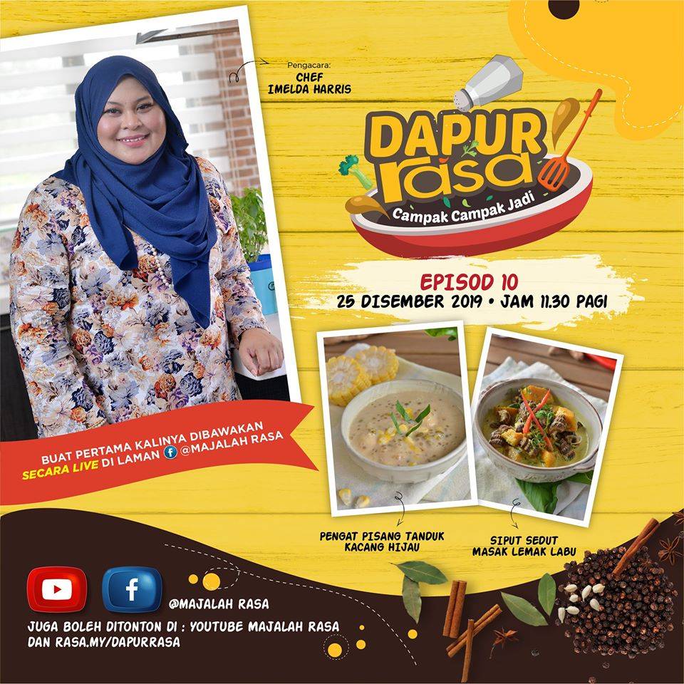 Campak Campak Jadi Ep 10, Siput Sedut Masak Lemak &#038; Pengat Pisang Tanduk Kacang Hijau Paling Mudah &#038; Sedap.