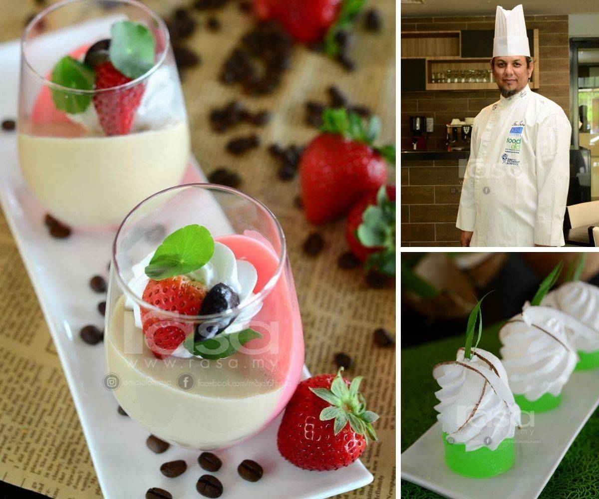 Santan, Pandan & Strawberi Ramuan Melazatkan Puding, Ilham KDU University College