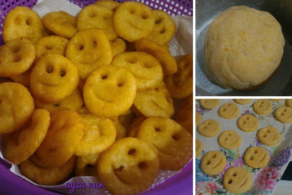 Cara Buat Potato Smiles Yang Mudah & Sedap Secara Homemade