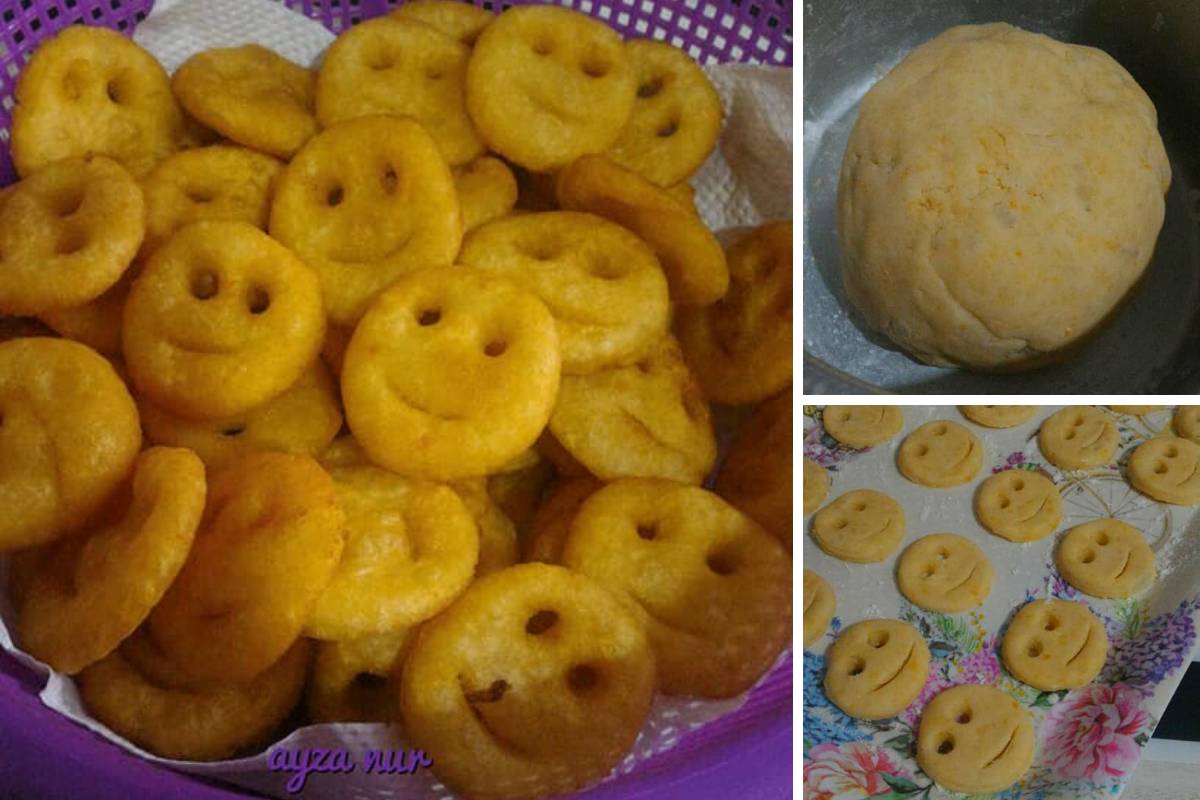 Cara Buat Potato Smiles Yang Mudah &#038; Sedap Secara Homemade