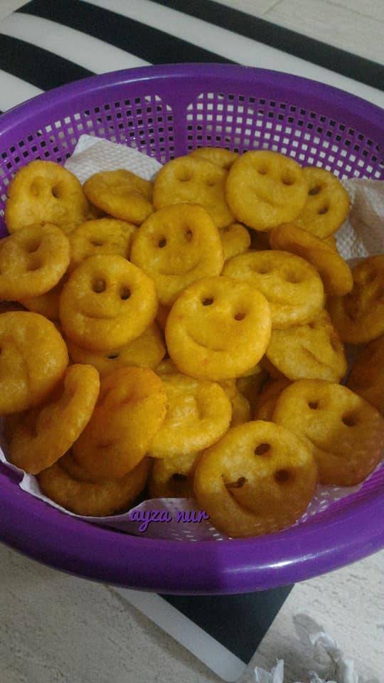 Cara Buat Potato Smiles Yang Mudah & Sedap Secara Homemade