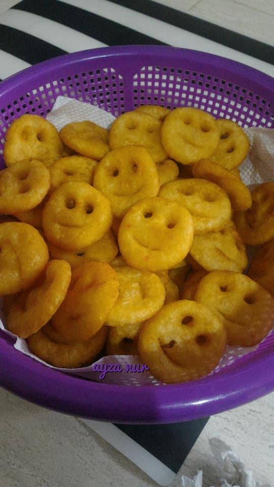 Cara Buat Potato Smiles Yang Mudah &#038; Sedap Secara Homemade