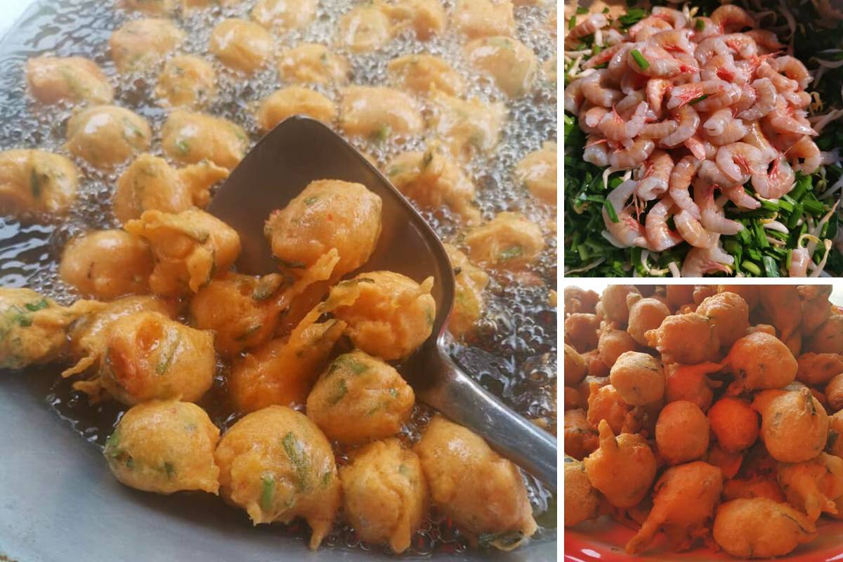 Resipi Cucur Kucai Udang Mudah & Sedap Sukatan 1 Kg Tepung.