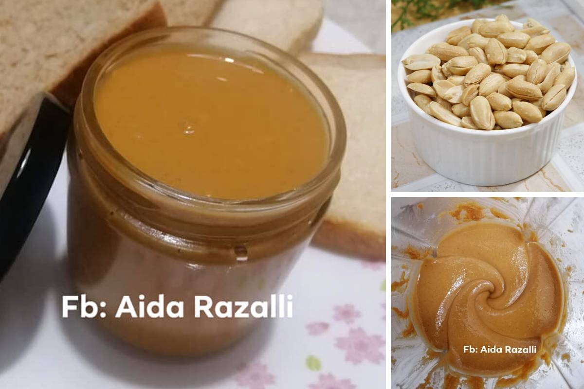 Resipi Peanut Butter Homemade Sihat Tanpa Pengawet &#038; Garam.