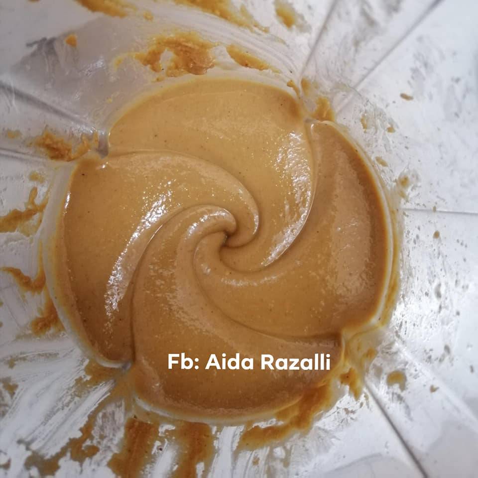 Resipi Peanut Butter Homemade Sihat Tanpa Pengawet & Garam.
