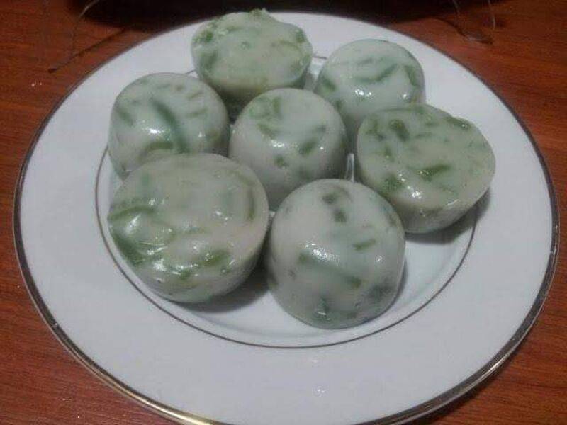 Puding Rasa Berlemak Dengan Cendol, Guna 4 Bahan Aje.