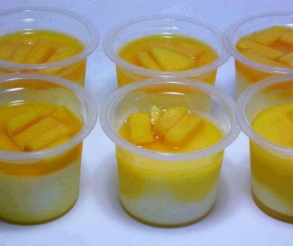 Sedapnya Puding Mangga Ni, Lemak Manis Jadinya