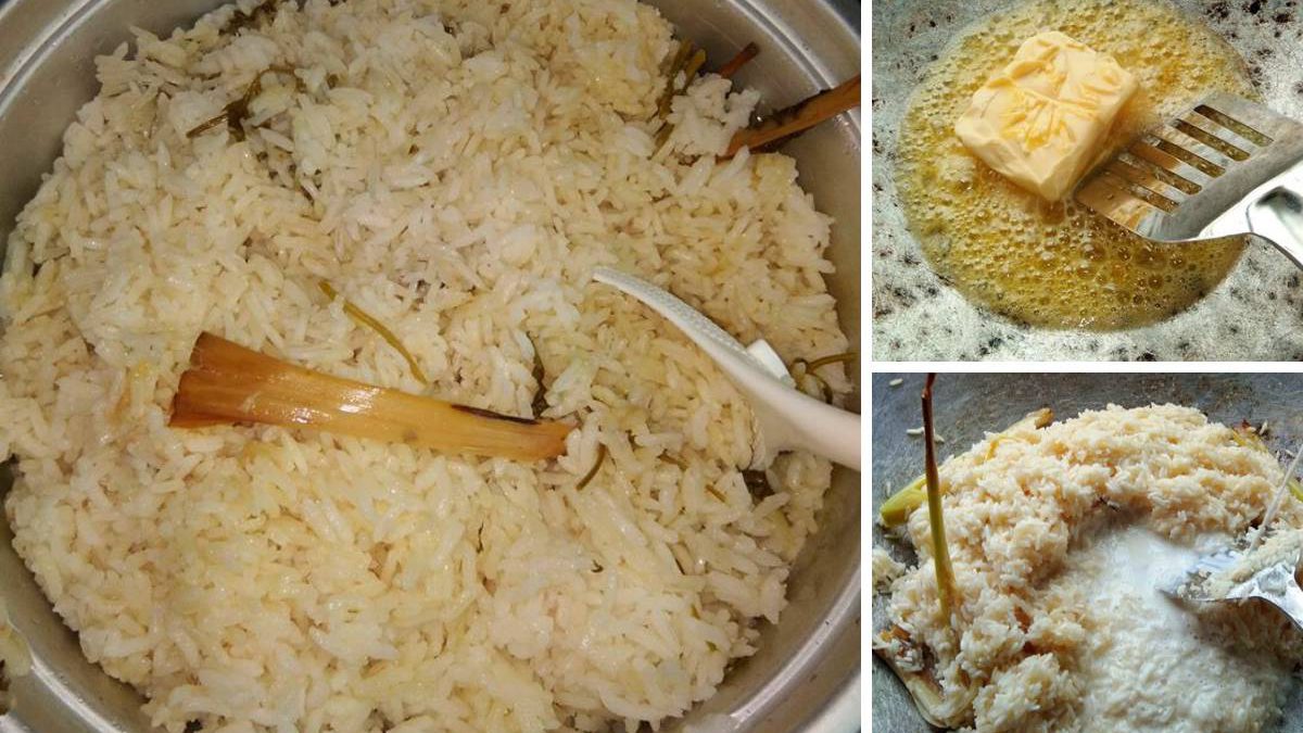 Resipi Nasi Butter Sedap Lembut Wangi Hanya Guna Beras Biasa