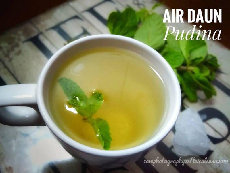 Air Rebusan Daun Pudina Dengan gula batu & Madu, Boleh Legakan Batuk