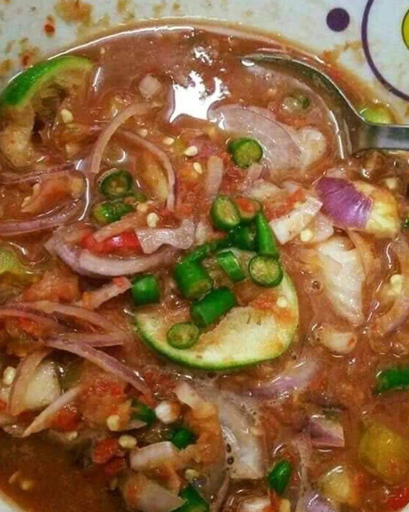 Pes Ikan Bakar , Ada Pulak Sambal Air Asam Padulah…