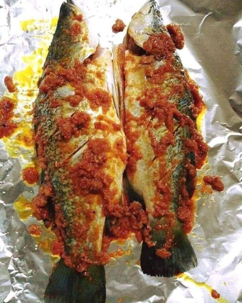 Pes Ikan Bakar , Ada Pulak Sambal Air Asam Padulah…